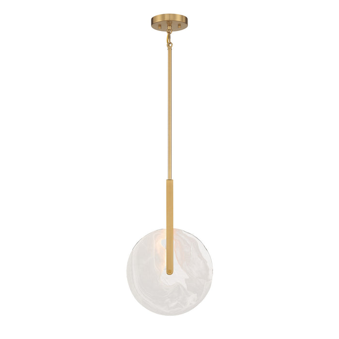 Savoy House - 7-9307-1-322 - LED Pendant - Ainslie - Warm Brass
