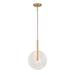 Savoy House - 7-9307-1-322 - LED Pendant - Ainslie - Warm Brass