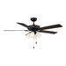 Meridian - M2035MBKRV - 52" Ceiling Fan - Matte Black