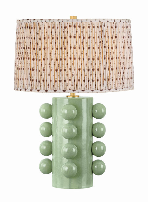 Hudson Valley - L9126-AGB/CMC-P102 - One Light Table Lamp - Roselle - Aged Brass