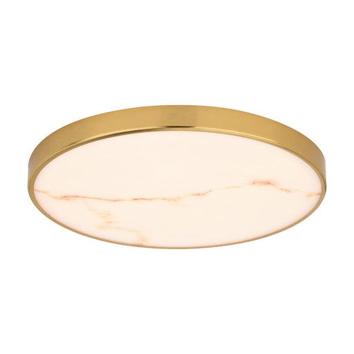 Aurelia LED Flush Mount Brushed Brass