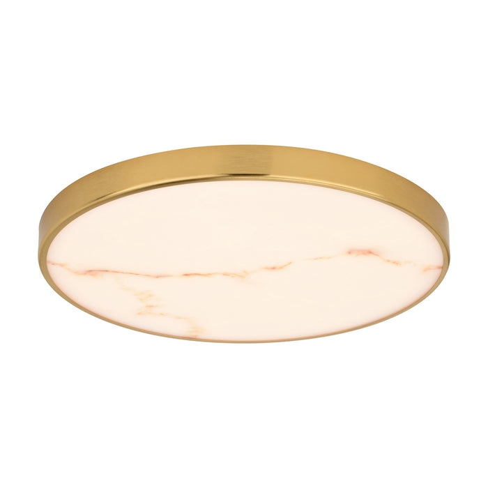Vaxcel - C0355 - LED Flush Mount - Aurelia - Brushed Brass