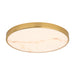 Vaxcel - C0355 - LED Flush Mount - Aurelia - Brushed Brass