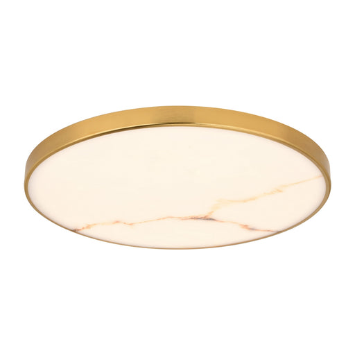 Aurelia LED Flush Mount Brushed Brass
