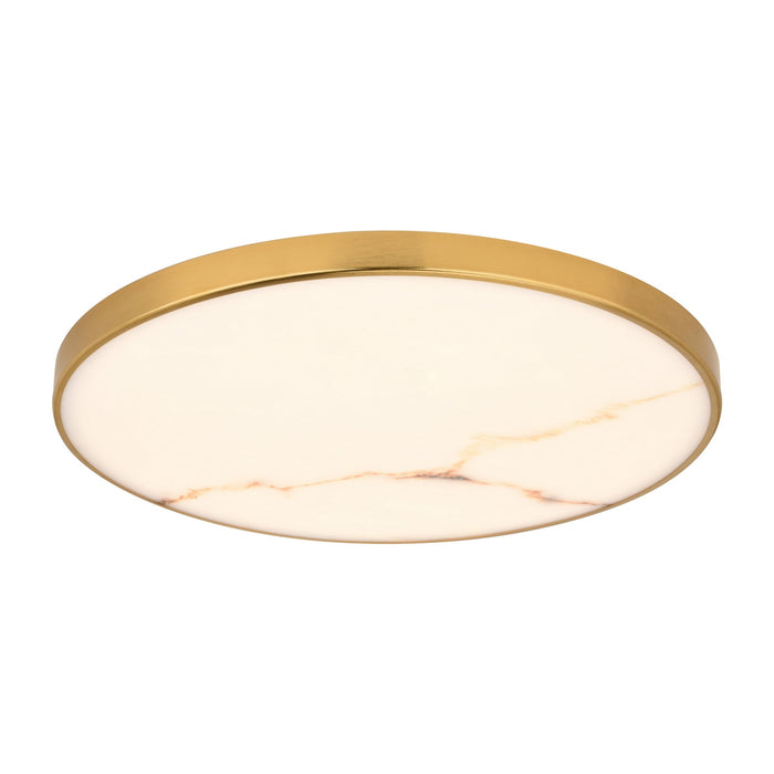 Vaxcel - C0357 - LED Flush Mount - Aurelia - Brushed Brass