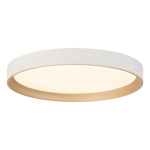 Vaxcel - C0382 - LED Flush Mount - Darien - White and Gold