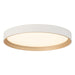 Vaxcel - C0382 - LED Flush Mount - Darien - White and Gold