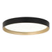 Vaxcel - C0383 - LED Flush Mount - Darien - Black and Gold