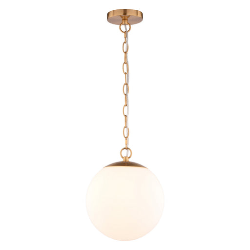 Vaxcel - P0454 - One Light Pendant - Linden - Muted Brass