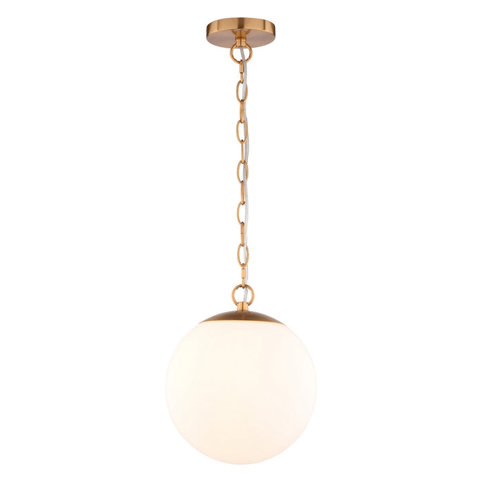 Vaxcel - P0454 - One Light Pendant - Linden - Muted Brass