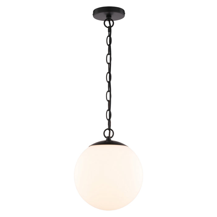 Vaxcel - P0455 - One Light Pendant - Linden - Matte Black