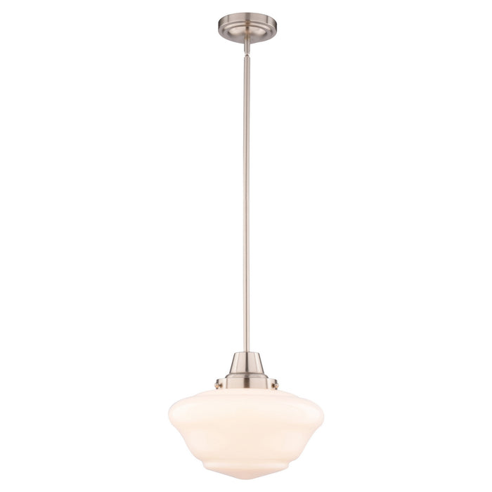 Vaxcel - P0459 - One Light Pendant - Eastgate - Satin Nickel