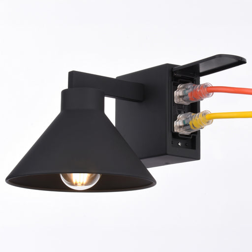 Vaxcel - T0797 - One Light Outdoor Wall Mount - Sumner - Matte Black