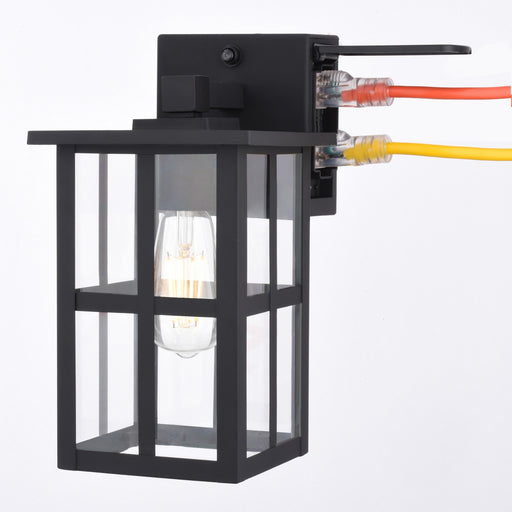 Vaxcel - T0799 - One Light Outdoor Wall Mount - Maywood - Matte Black