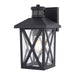 Vaxcel - T0843 - One Light Outdoor Motion Sensor Wall Light - Rockford - Textured Black
