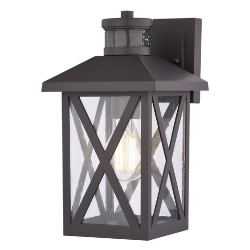 Vaxcel - T0844 - One Light Outdoor Motion Sensor Wall Light - Rockford - Bronze