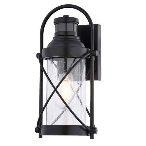 Vaxcel - T0846 - One Light Outdoor Motion Sensor Wall Light - Westfield - Matte Black