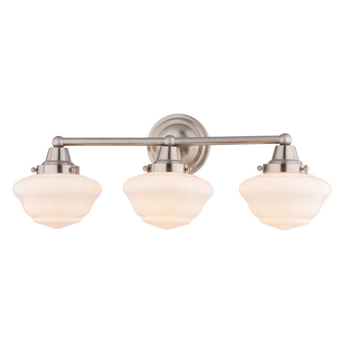 Vaxcel - W0565 - Three Light Vanity - Eastgate - Satin Nickel