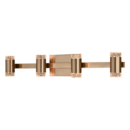 Vaxcel - W0586 - LED Vanity - Sunset Hill - Muted Brass