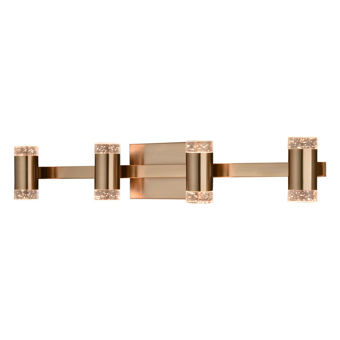 Vaxcel - W0586 - LED Vanity - Sunset Hill - Muted Brass