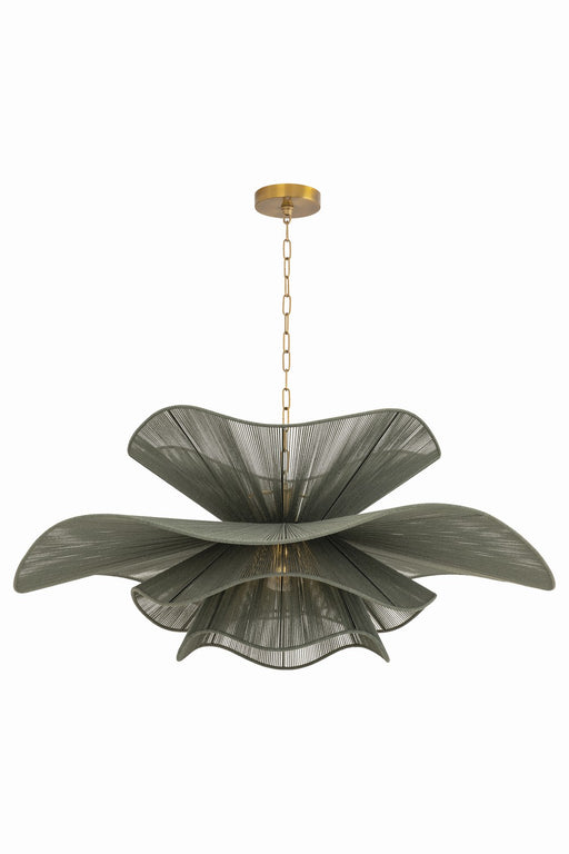 Mitzi - H1084701L-PBR - One Light Chandelier - Amanda - Patina Brass