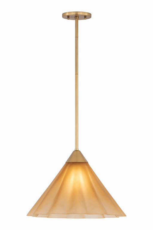 Mitzi - H1096701L-AGB - One Light Pendant - Gabrielle - Aged Brass