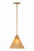 Mitzi - H1096701S-AGB - One Light Pendant - Gabrielle - Aged Brass