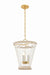Mitzi - H1136703-AGB/SBQ - Three Light Lantern - Lucretia - Aged Brass