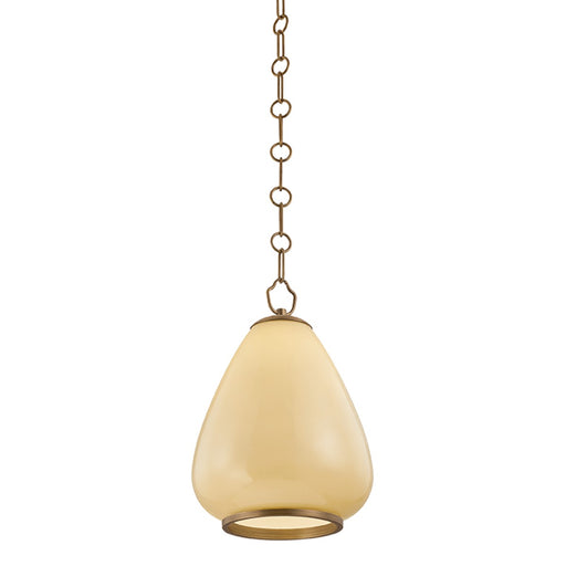 Mitzi - H1169701S-PBR - One Light Pendant - Maliah - Patina Brass