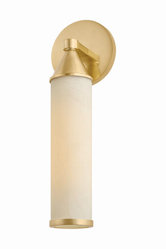 Zinnia One Light Wall Sconce Aged Brass