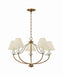 Mitzi - H1197805-PBR - Five Light Chandelier - Brinlea - Patina Brass