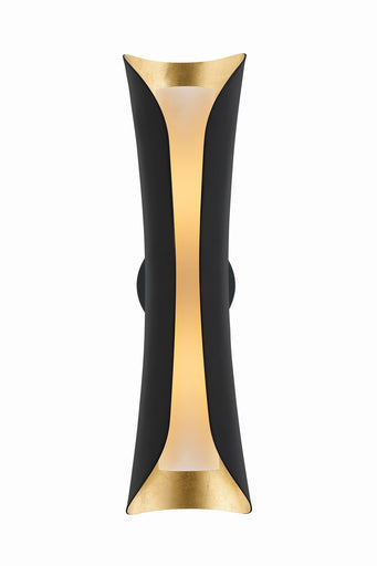 Josie Two Light Wall Sconce Gold Leaf