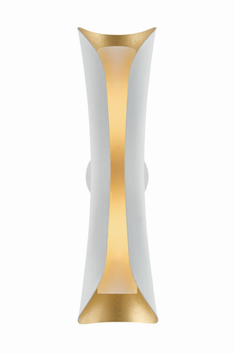 Josie Two Light Wall Sconce Gold Leaf