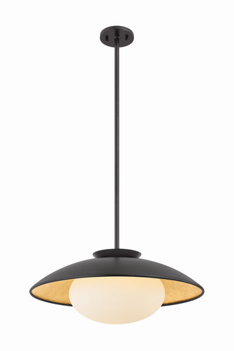 Cadence One Light Pendant Black
