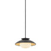 Mitzi - H368701S-BK/GL - One Light Pendant - Cadence - Black
