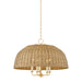 Mitzi - H859805-AGB - Five Light Chandelier - Arwen - Aged Brass
