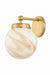 Mitzi - H989101-AGB - One Light Wall Sconce - Ambra - Aged Brass