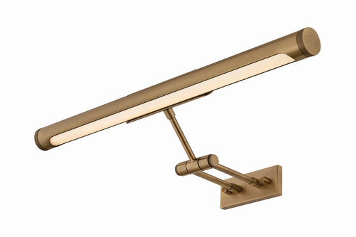 Kenya LED Picture Light Patina Brass