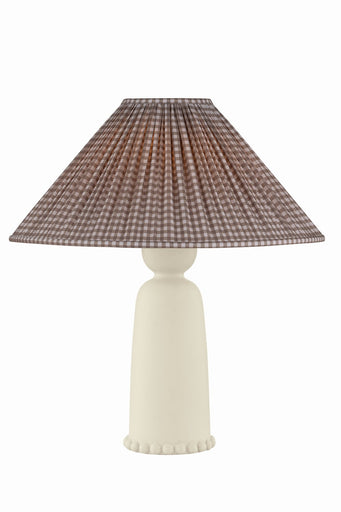 Rhea One Light Table Lamp Aged Brass