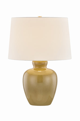 Azaire One Light Table Lamp Aged Brass