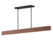 ET2 - E26268-RLGM - LED Linear Pendant - Lintel - Rosso Laterite / Gunmetal