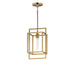Maxim - 10411NAB - One Light Pendant - Gridline - Natural Aged Brass