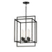 Maxim - 10412BK - Four Light Pendant - Gridline - Black