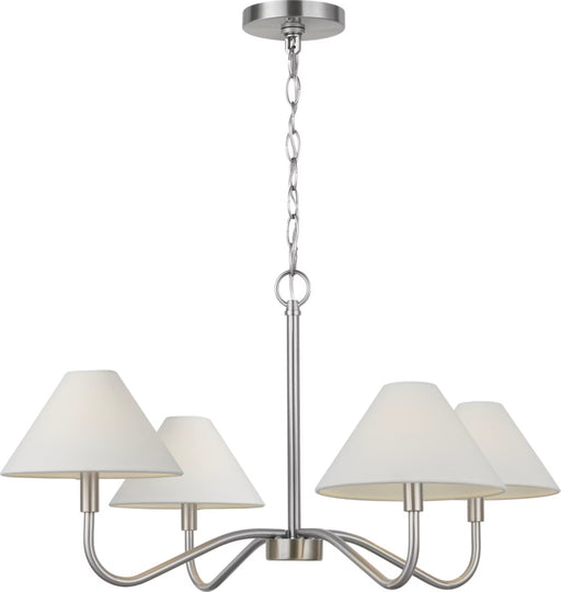Visual Comfort Studio - DJC1194BN - Four Light Chandelier - Eldon - Brushed Nickel