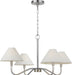 Visual Comfort Studio - DJC1194BN - Four Light Chandelier - Eldon - Brushed Nickel