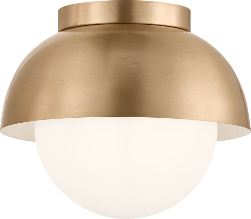 Visual Comfort Studio - DJF1011SB - One Light Flush Mount - Hyde - Satin Brass
