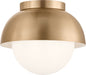 Visual Comfort Studio - DJF1011SB - One Light Flush Mount - Hyde - Satin Brass