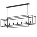 Maxim - 10417BK - Seven Light Linear Pendant - Gridline - Black