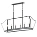 Maxim - 10427BK - Six Light Linear Pendant - Arden - Black