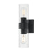 Maxim - 10462CDBK - Two Light Wall Sconce - Livingston - Black